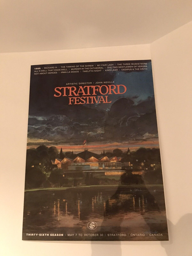 Stratford Ontario Canada poster in Arts & Collectibles in Barrie