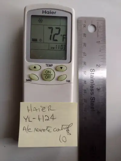 Télécommande Air Climatisé HAIER YL-H24 A/C remote control, View more