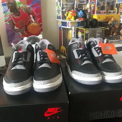 Jordan 3’s Retro “Black Cement”, View more