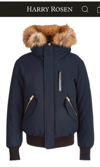 Men’s Mackage Down and Fur Bomber