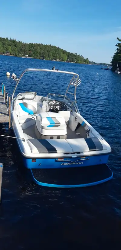 Great Ski/Wakeboard boat, just over 400 hours. Upholstery could use some TLC in spots but al around...