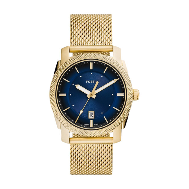 Fossil Three-Hand Gold Tone Stainless Steel Mesh Men's Watch in Jewellery & Watches in Mississauga / Peel Region