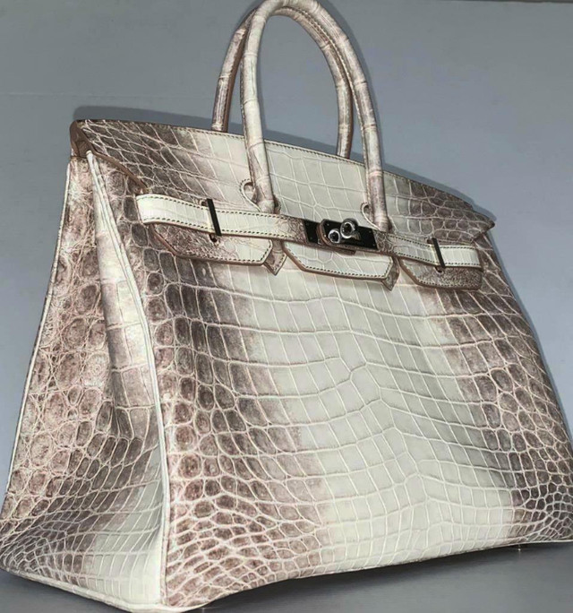 Hermes Himalayan Birkin 35 crocodile leather Palladium HW in Women's - Bags & Wallets in City of Toronto - Image 2