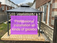 assembly of gazebo  Mississauga / Peel Region Toronto (GTA) Preview