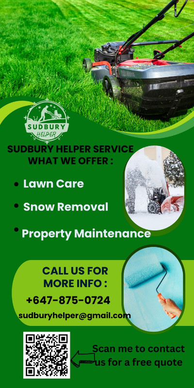 Lawn Care Service & Property Maintenance in Sudbury Area in Lawn, Tree Maintenance & Eavestrough in Sudbury - Image 2