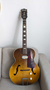 1960 Harmony Hollywood Electric Acoustic Guitar
