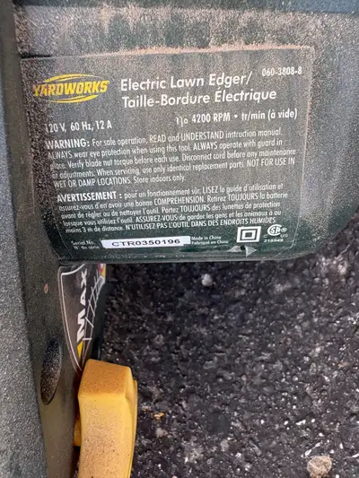 Yardworks Electric Lawn Edger, View more