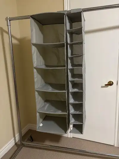 Hanging Vinyl Closet Storage Organizer, View more