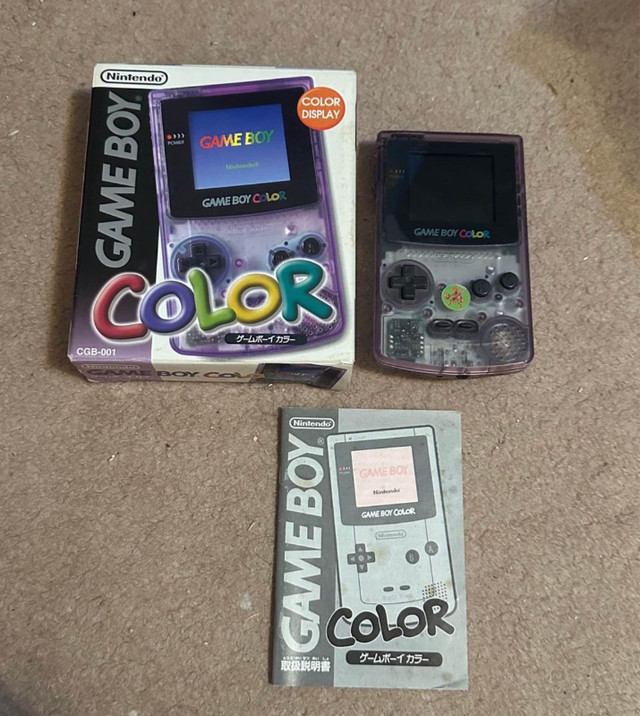 Gameboy Color with Box in Older Generation in Calgary