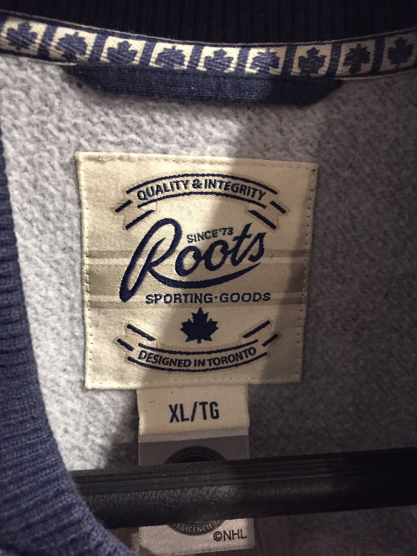 Roots maple leafs sz. youth XL. varsity jacket like NEW $25 in Kids & Youth in City of Toronto - Image 4