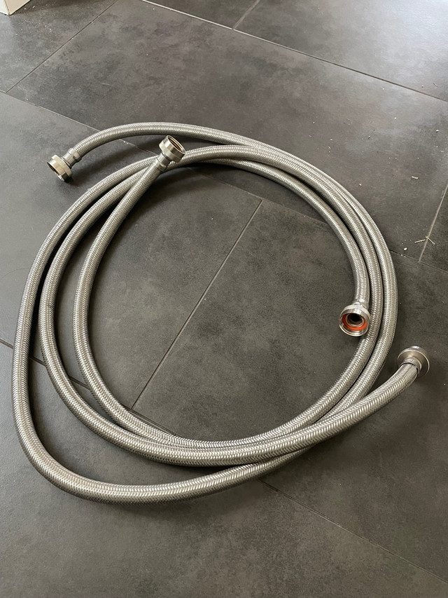Washer Braded Stainless Steel Hot & Cold Hoses in Washers & Dryers in Calgary