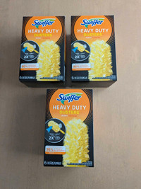 3 boxes of Swiffer heavy duty refills (18 total) 
