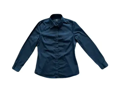 Women’s black Mexx stretch button-down shirt - size 8, View more