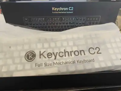 mechanical keyboard (keychron C2 brown switch), View more