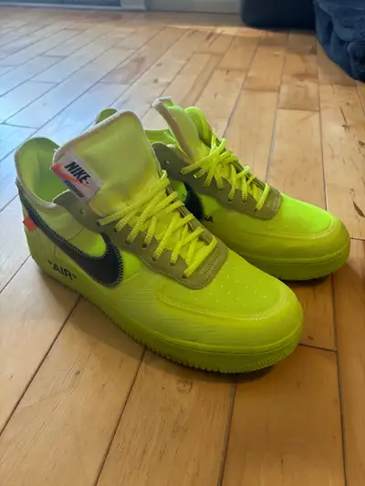 Off-White x Nike Air Force 1 Low ´ Volt , View more