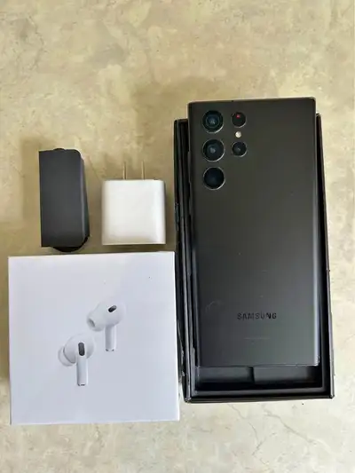 Samsung S22 Ultra 128GB **Earbuds/Charger Set/Delivery**, View more