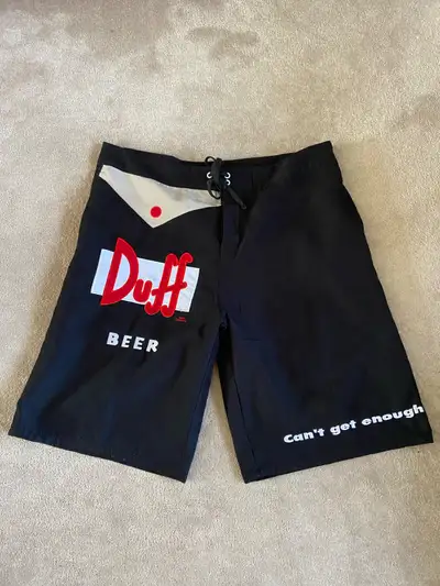 The Simpsons Duff Beer Used once but laundered