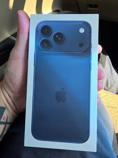 WANTED, Iphone 17 pro max BOX ONLY and Blue color, View more