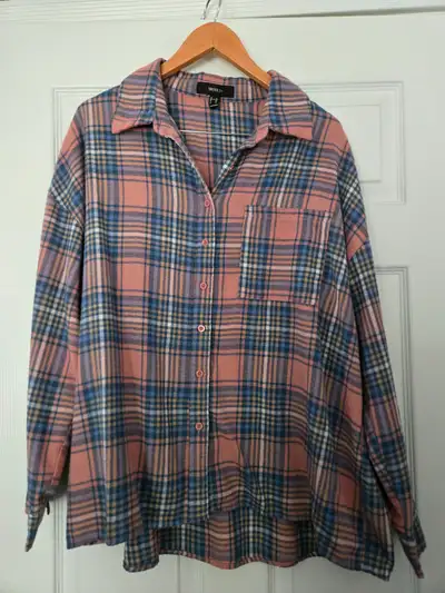 "Forever 21" Flannel Top, 2x, View more