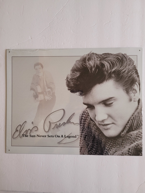 ELVIS PRESLEY ® / ENSEIGNE DÉCORATIVE EN MÉTAL dans Autre  à Laurentides - Image 3