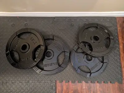 4 Barbell plates, View more