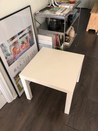Ikea Side table,  LACK, white