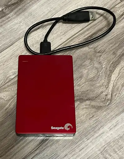 2TB Seagate portable external hard drive, View more