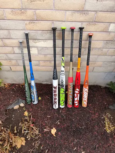 Softball & HardBall Baseball Bats - individual pricing available, View more