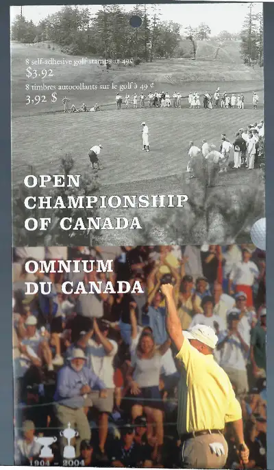 TIMBRE CANADA  Pane sur le GOLF en présentoir 2052i, View more