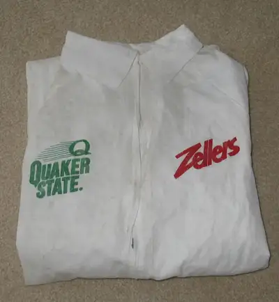 Zellers *Quaker State* Advertising Overalls Disposable LG (NEW), View more