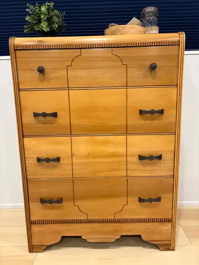 Refinished Waterfall Dresser, View more