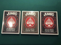 Jeux de  cartes JUMBO neufs!