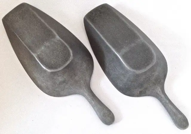 Antiquity. Collection. Very large iron spoons for condiments63417635999491122