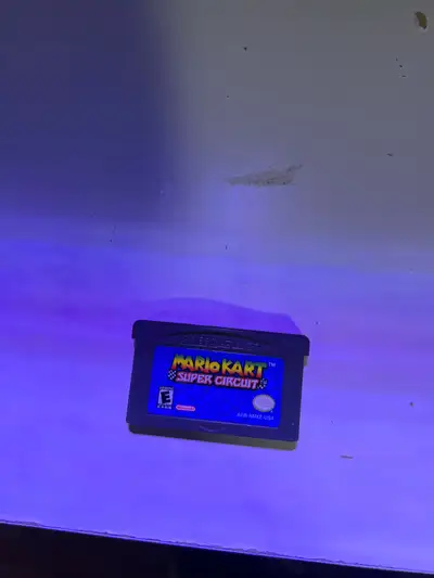 Mariokart super circuit Gameboy sp game, View more