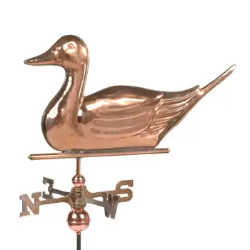 Girouette en cuivre CANARD classique, View more