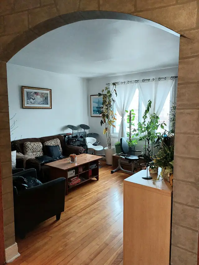 Grand 5 1/2, pour Juin/Juillet, duplex 2e étage, Villeray
