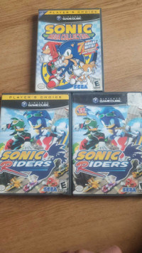 Sonic Gem collection + sonic riders Gamecube 