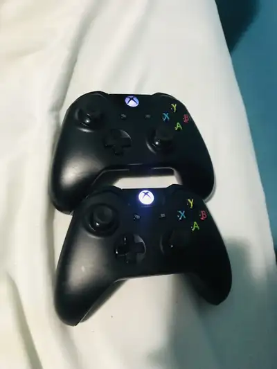 Xbox one black controllers, View more