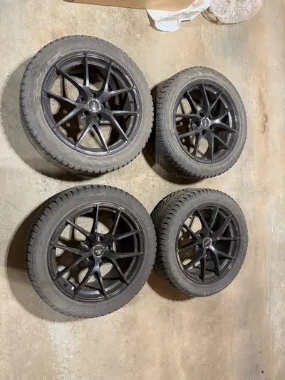 I have for sale a set of Nokian Hakkapeliitta R3 winter tires mounted on a set of RAC wheels. The ti...