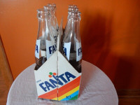 Vintage 6-pack carton of Fanta bottles