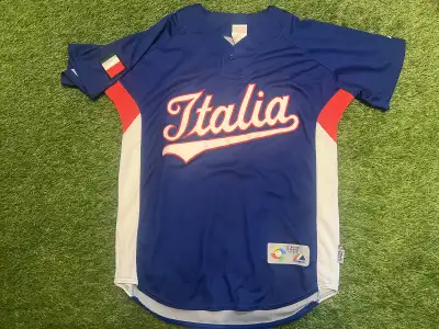 MAJESTIC ITALIA ITALY 2009 WORLD BASEBALL CLASSIC JERSEY Sz M, View more