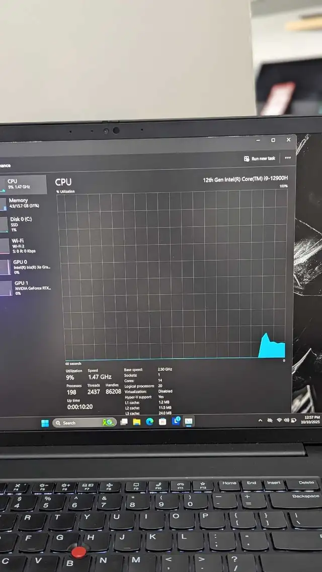Laptop Lenovo ThinkPad X1 Extreme Gen 5 – i9 / RTX 3080 16Go / 1 in Desktop Computers in City of Montréal - Image 6