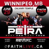 Petra Canadian Tour.. A night to remember in Winnipeg