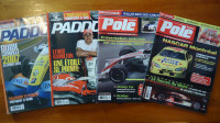 F-1  Paddock///Pole position   sports magazine//book  lot of 4