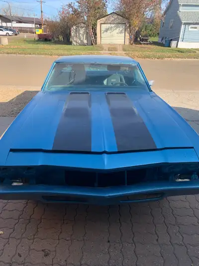 327, auto. Newer paint. Needs some finishing. Asking 20,000 or equivalent trades.