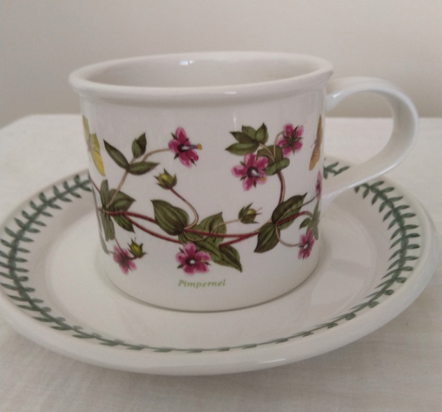 Portmeirion Large Tea Cup/Saucer Botanic Garden in Kitchen & Dining Wares in Oakville / Halton Region