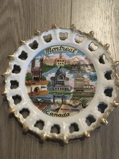 Souvenir Montreal plate in Other in Edmonton - Image 2