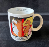 We’re no Longer Young and Innocent Mug by off the Leash / Papel