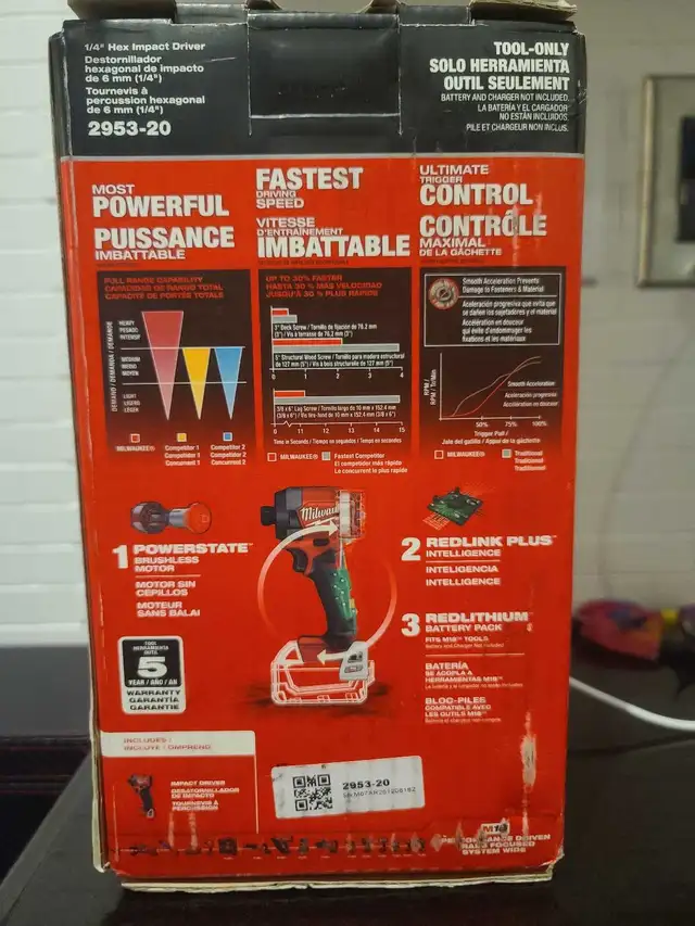 Milwaukee Tool M18 FUEL - Impact Driver in Power Tools in Markham / York Region - Image 4