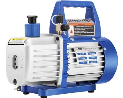 AIrdrie pickup NEw VIVOHOME 110V 1/4 HP 3.5 CFM Single Stage Rotary Vane Air Vacuum Pump with Oil Bo...